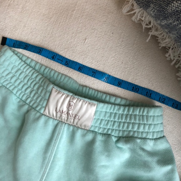 100% Cotton LaManuel Shorts Made in Poland S Mint Green - Picture 8 of 9